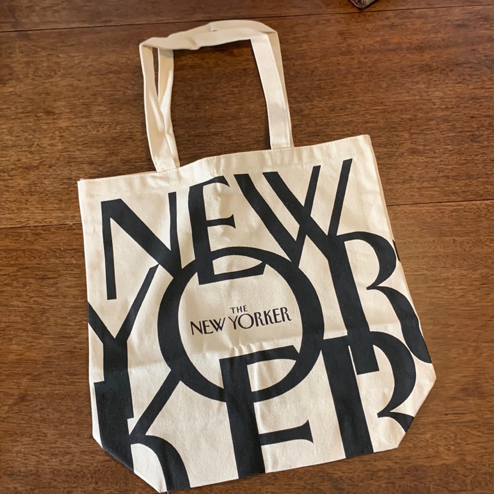 Iconic New Yorker canvas tote brand new